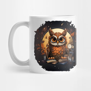 Owl Librarian Mug